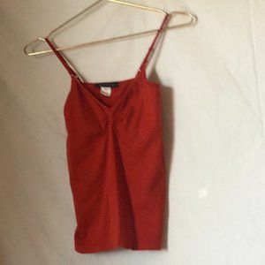 Heart Moon Star dark Orange tank top S/M